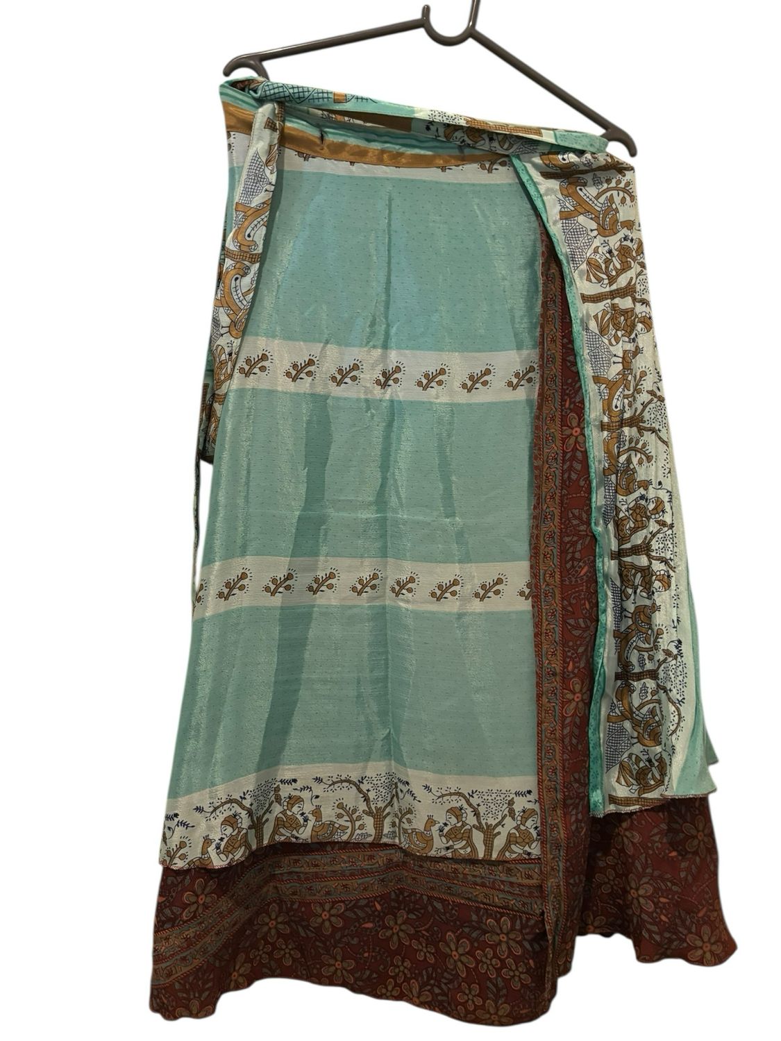 Wikkelrok recyclede sari