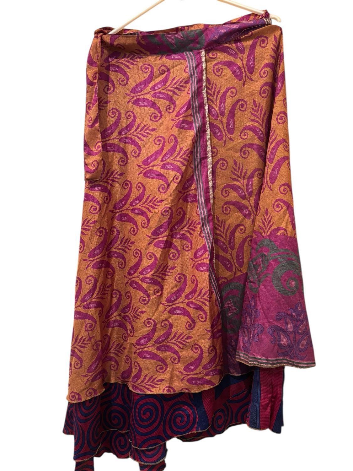 Wikkelrok recyclede sari