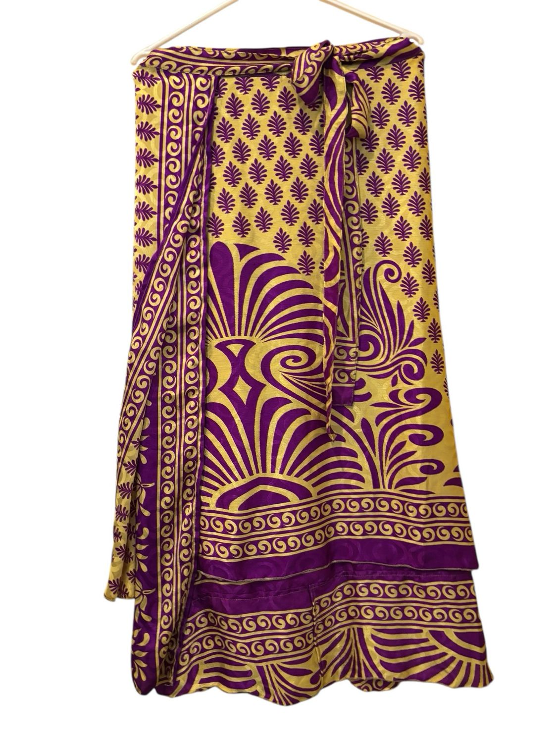 Wikkelrok recyclede sari