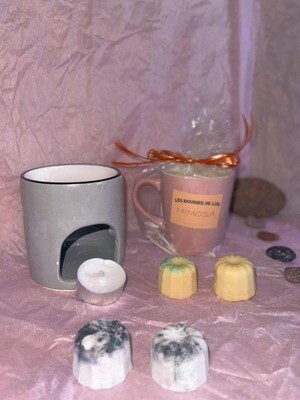 Coffret  avec bougie