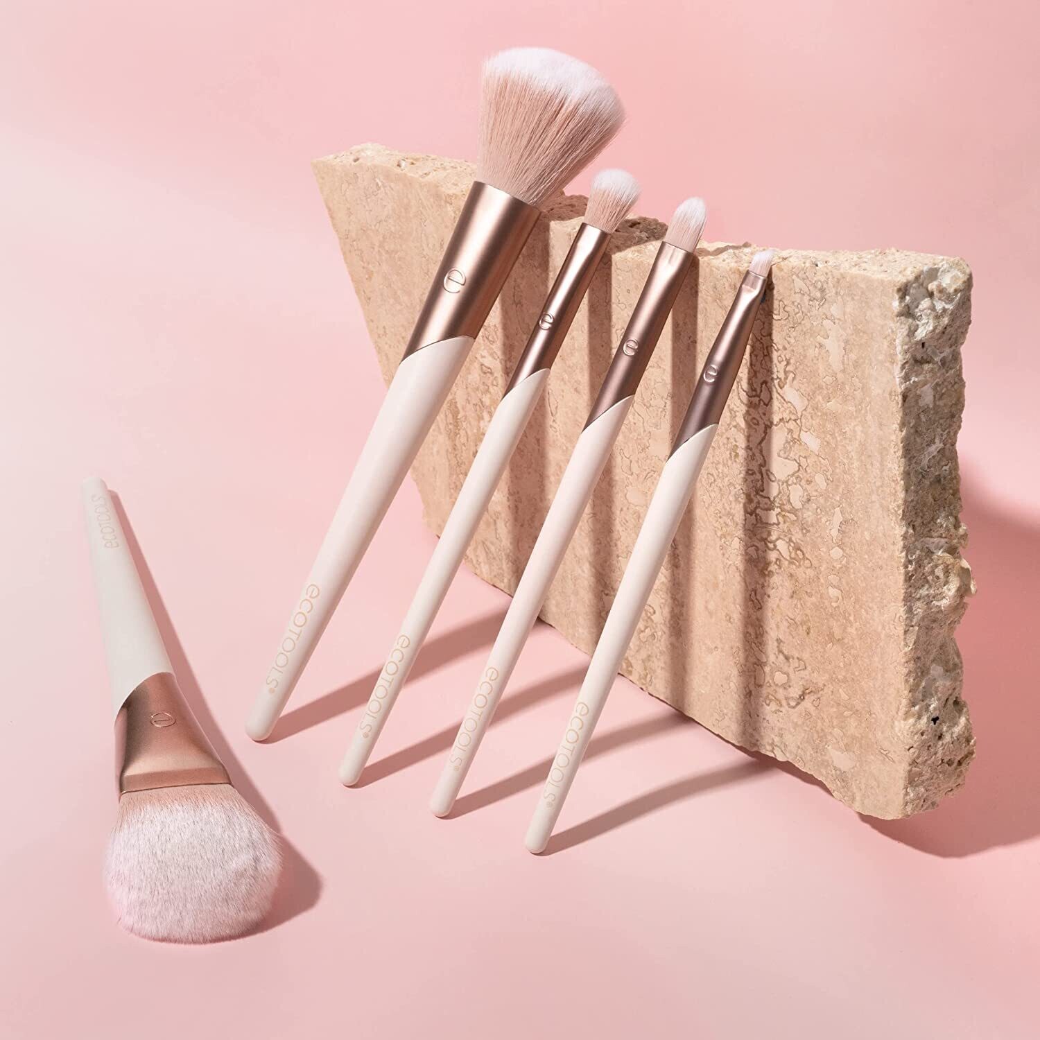 EcoTools Luxe Natural Elegance Professional Face Makeup &amp; Foundation Brush Set