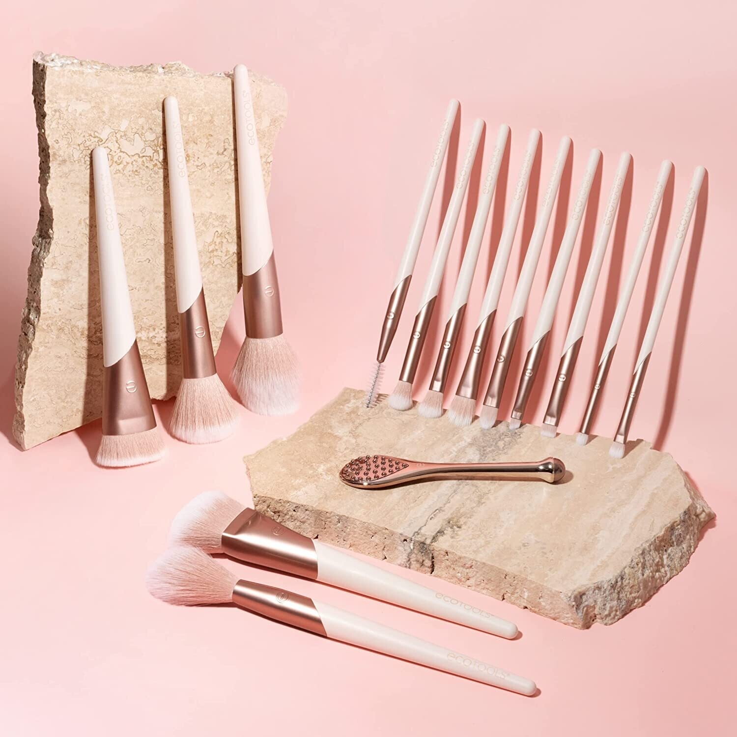 EcoTools Luxe Natural Elegance Professional Face Makeup &amp; Foundation Brush Set