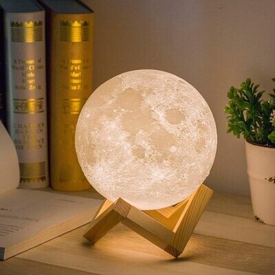 Mydethun Moon Lamp (5.9 inch) - 3D Lunar Lamp - Moon Light - Night Lights for Kids