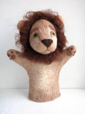 Exotic animal puppets - Handmade from wool