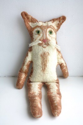 Felted stuffed animals - Handmade from wool