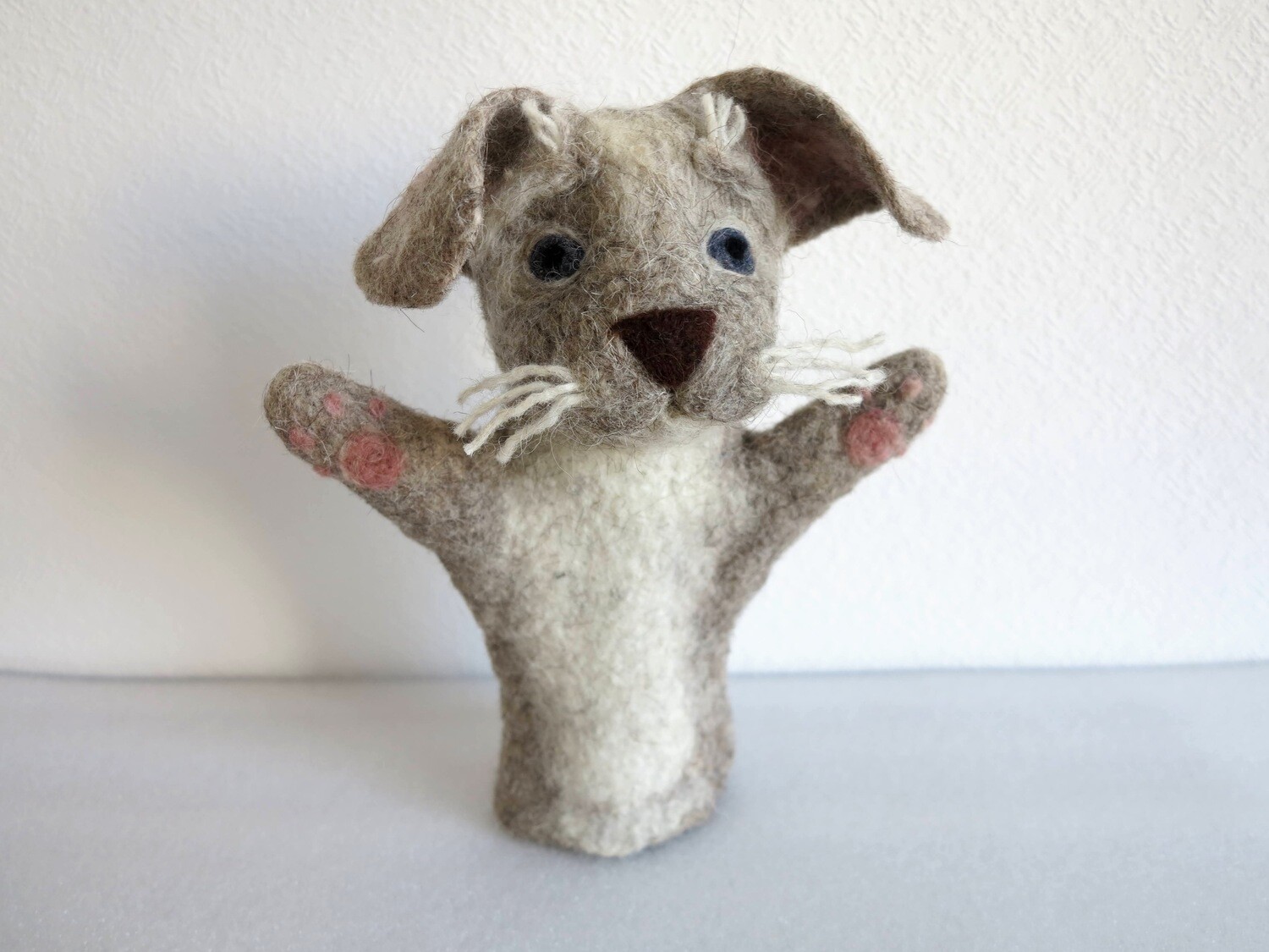 More hand puppets - handmade from wool