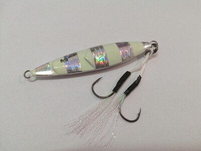 Lucifer Jig 80 gr Silver Glow