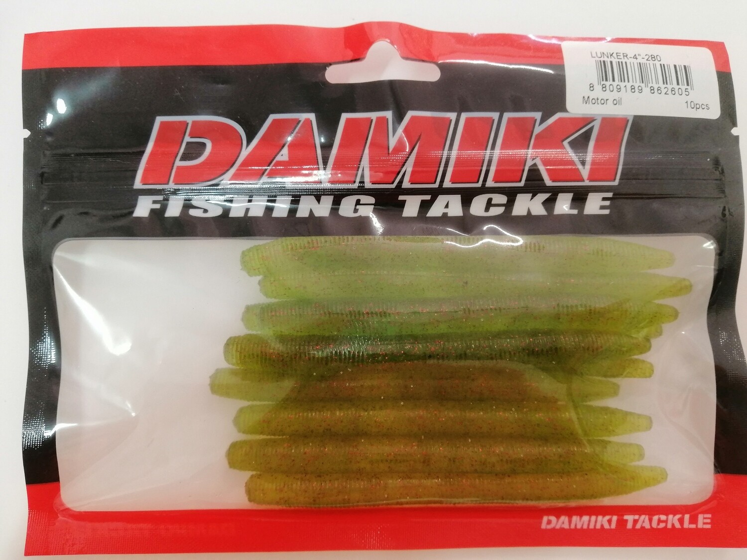 Damiki Lunker 4&#39;&#39; Motor oil