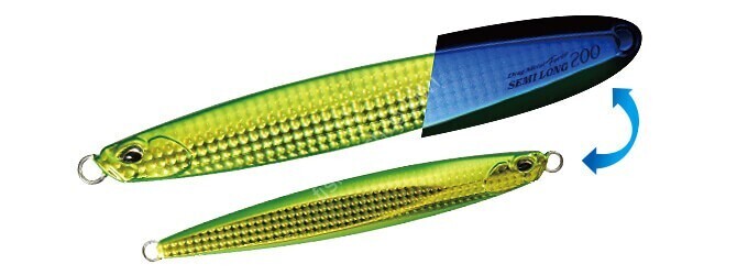 Duo Metal Drag Semi long 85gr UV Green Gold
