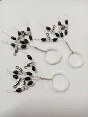 Stopper con Perline e Girella per Travi 12pcs