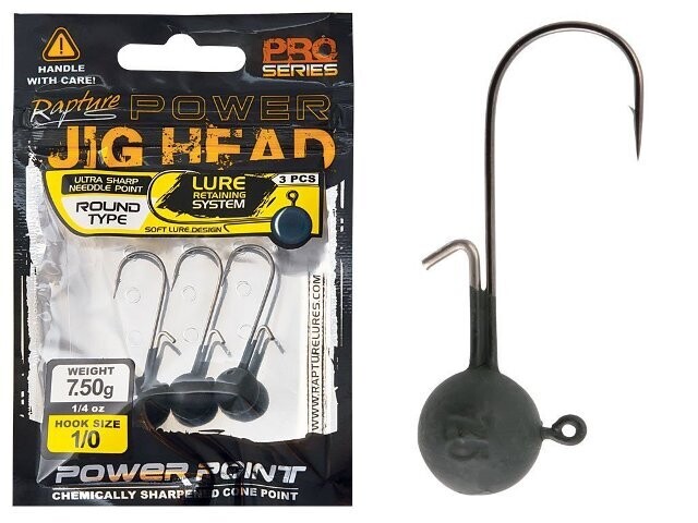 Rapture power jig head testina con amo