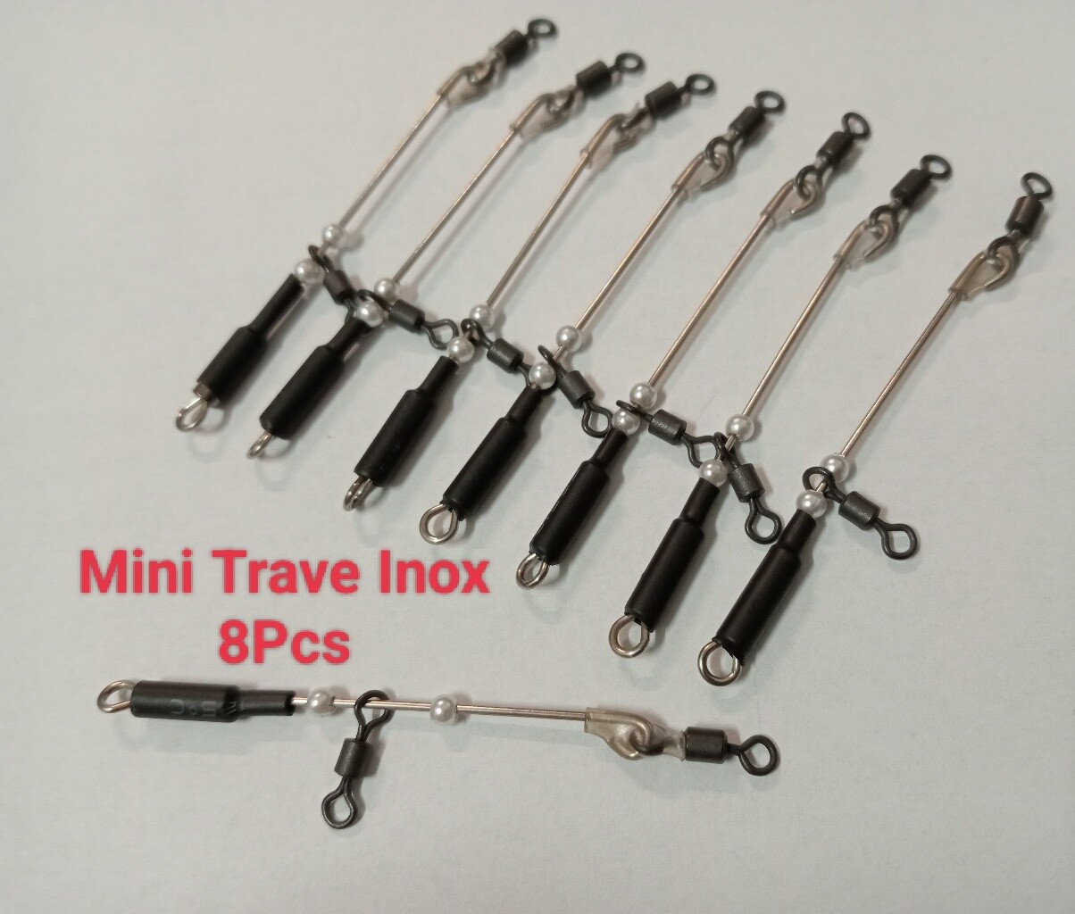 Mini trave inox 7cm  8Pcs