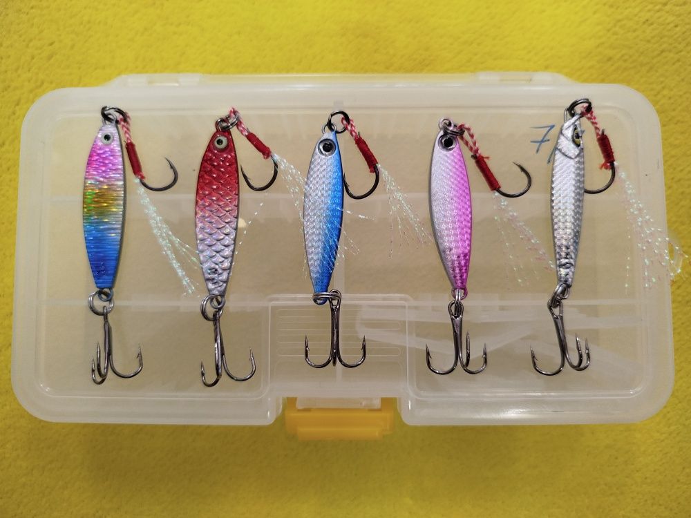 Kit 5 Jig Smart 7gr con Box Col. 1