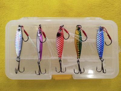 Kit 5 Jig Smart 7gr con Box Col. 2