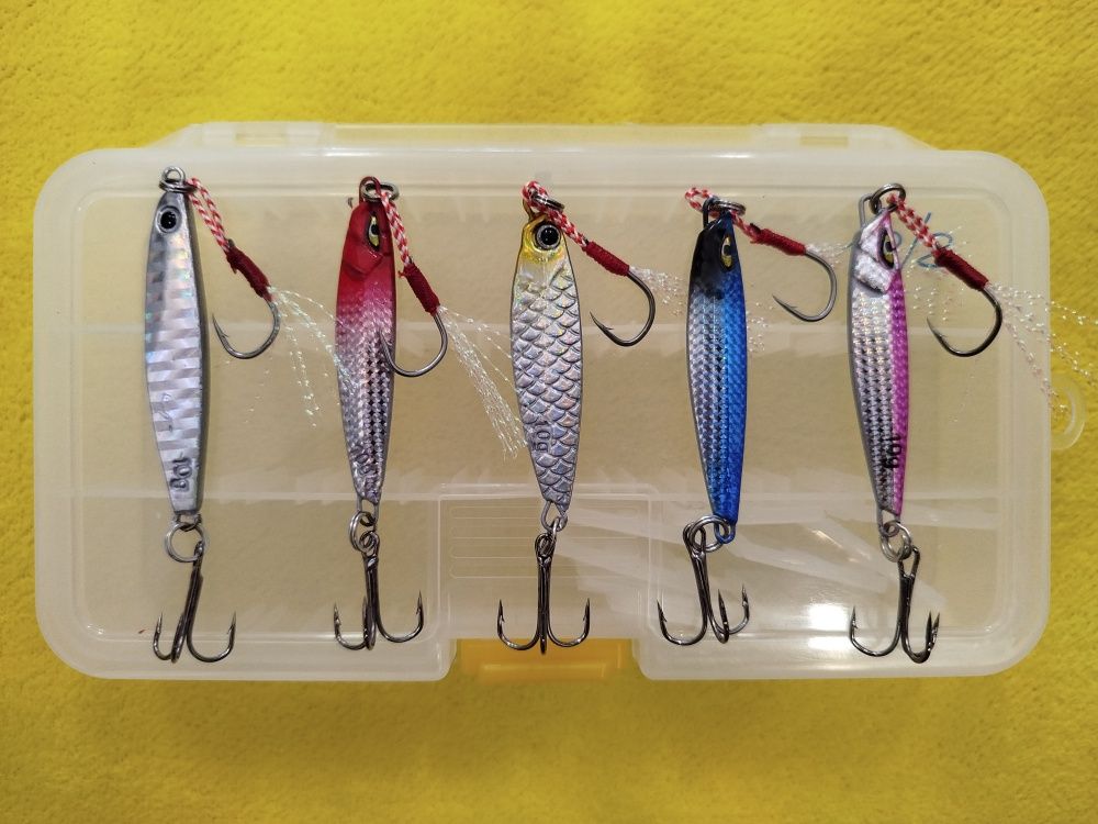 Kit 5 Jig Smart 10gr con Box Col. 2