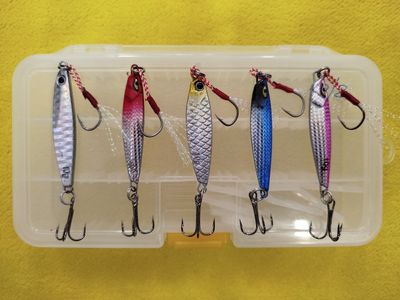 Kit 5 Jig Smart 10gr con Box Col. 2