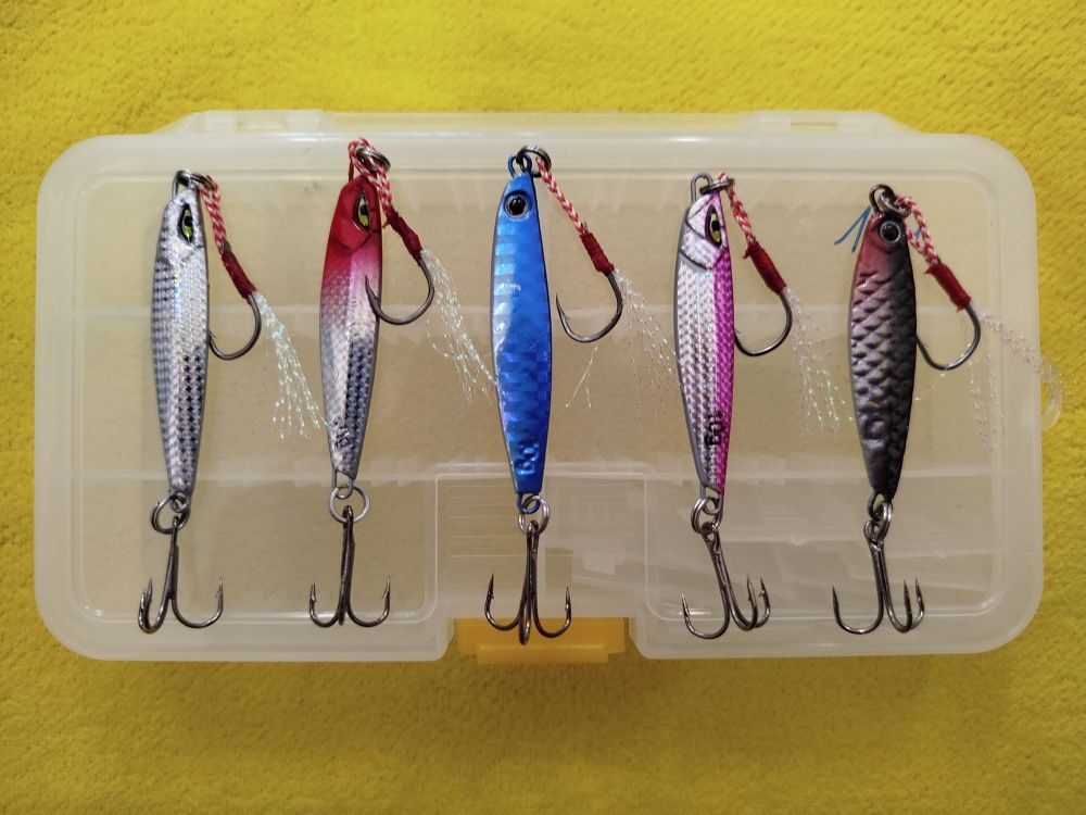 Kit 5 Jig Smart 10gr con Box Col. 1