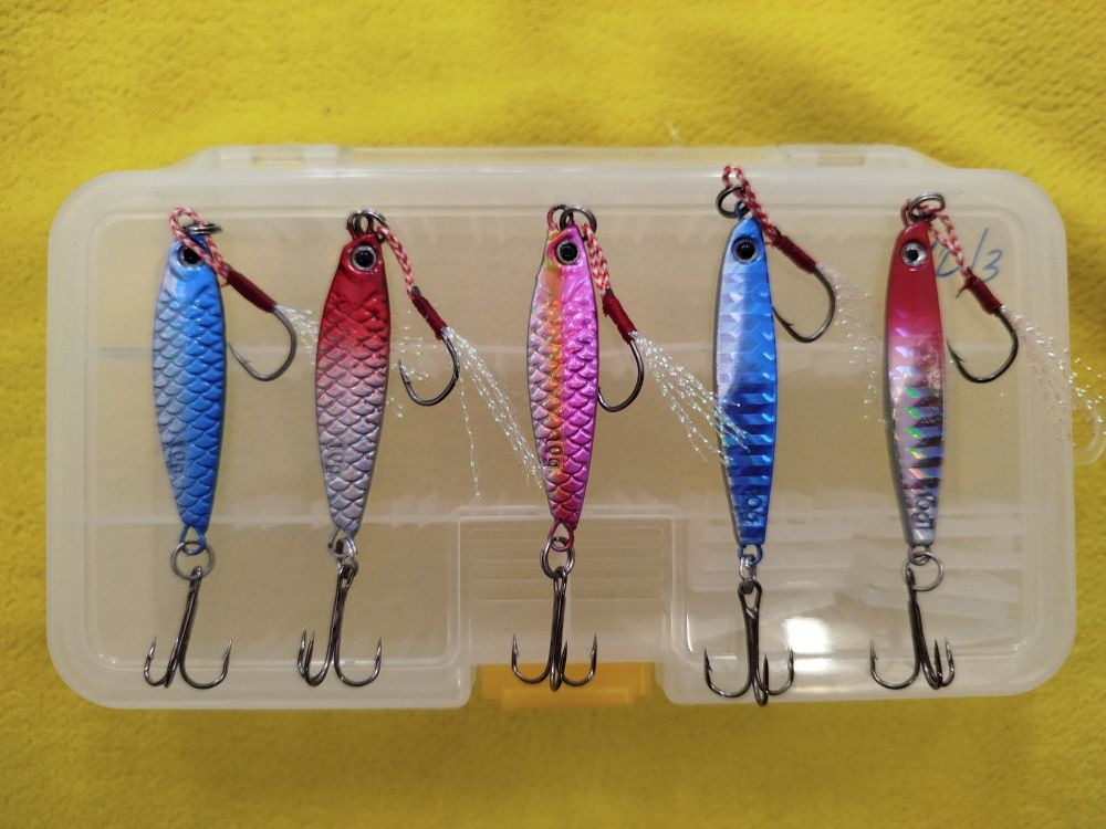 Kit 5 Jig Smart 10gr con Box Col. 3