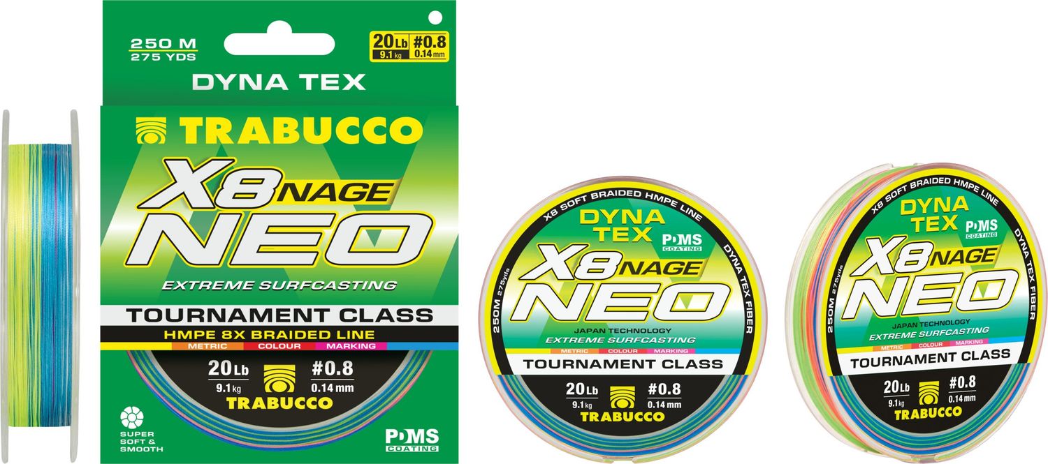Dyna Tex 8X Neo Nage Surf Multicolor 250mt