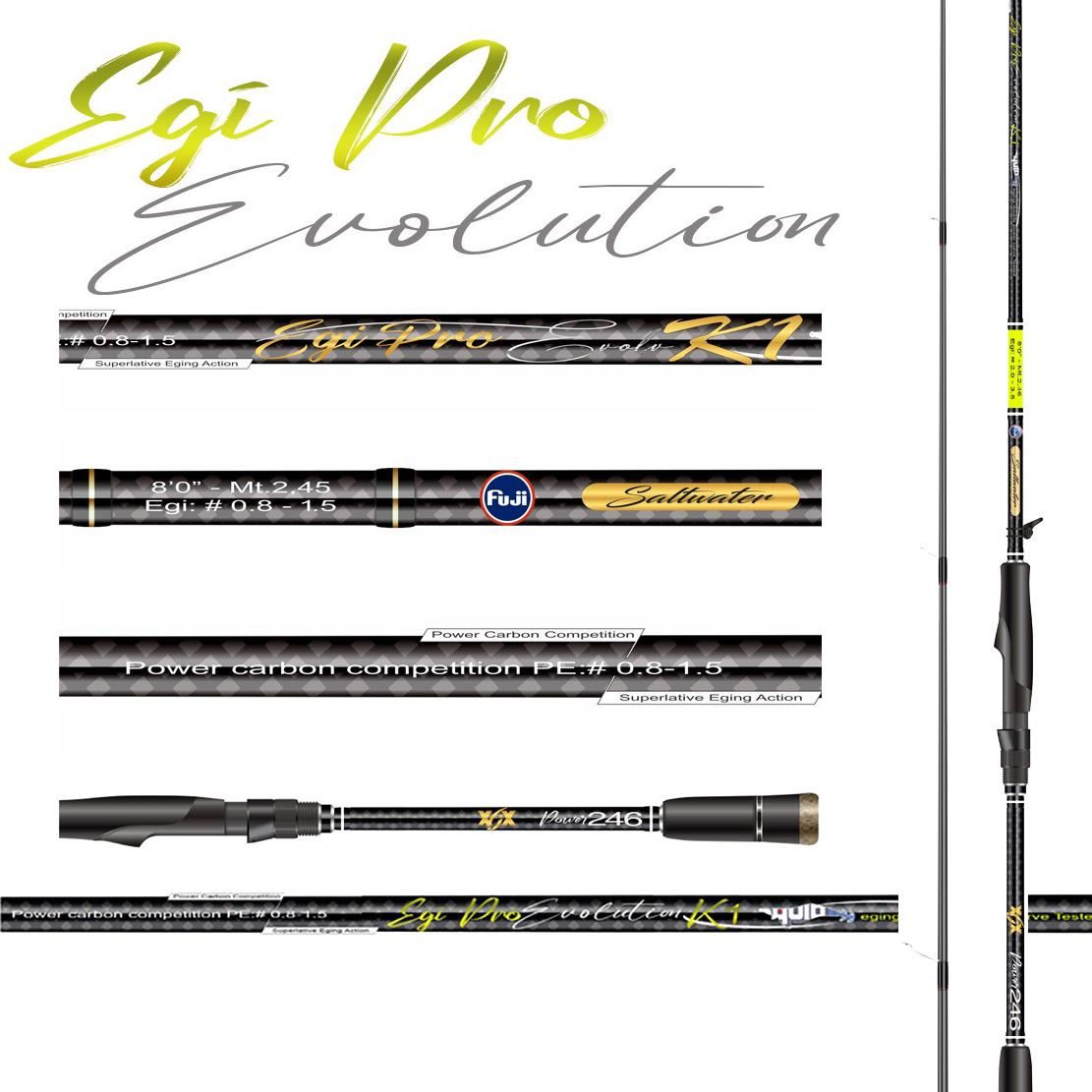 X6X Egi Pro Evolution K1 2.46mt - Egi 2.0-3.5