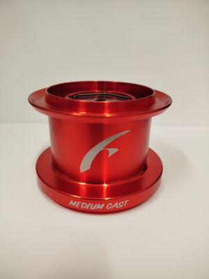 Bobina Cast Compatibile in Alluminio mis. 2.5 Rosso