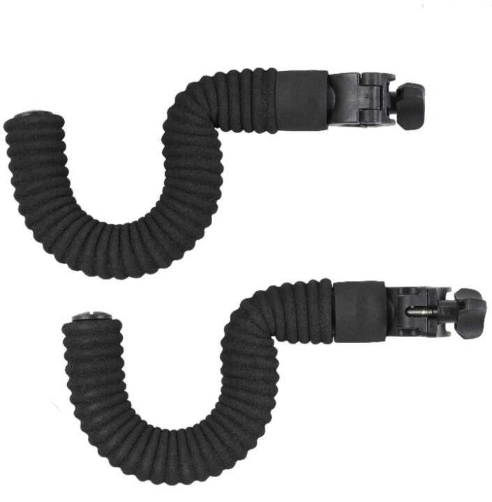 Coppia Supporti Canna per Sedia/Panchetto Diametro 25 mm