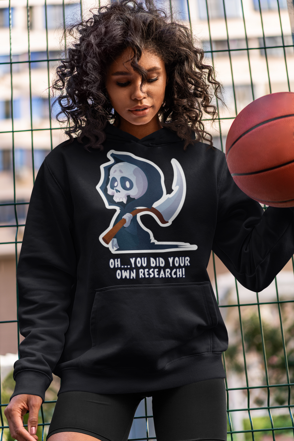 "Oh you did your own Research" girls Hoodie