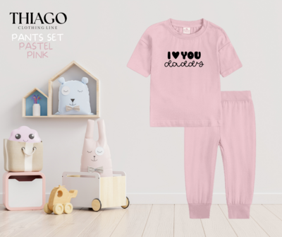 Summer Set Pants - PASTEL PINK