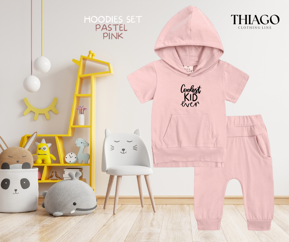 Summer Set Hoodies - PASTEL PINK