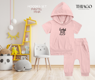 Summer Set Hoodies - PASTEL PINK