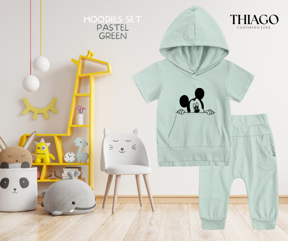 Summer Set Hoodies - PASTEL GREEN