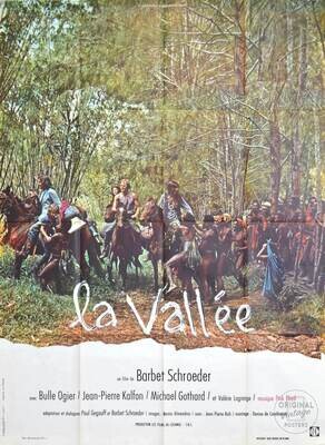 Affiche ancienne cinéma - La Vallée - Schroeder - 1972