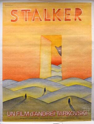 Affiche ancienne cinéma - Stalker - Andreï Tarkovski - 1979