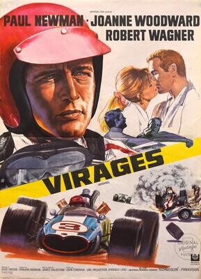 Affiche ancienne cinéma - Virages - Paul Newman - 1969