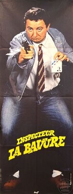 Affiche ancienne cinéma - Inspecteur la bavure - Coluche - 1980