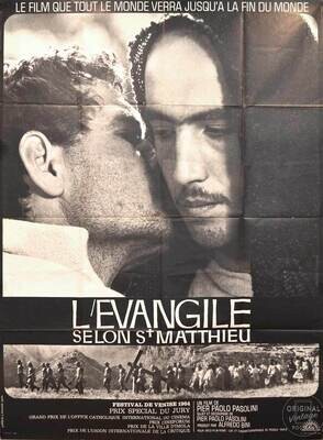 Affiche ancienne cinéma - L'Evangile selon Saint-Matthieu - Pasolini - 1964