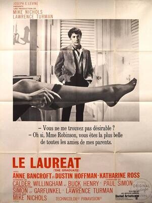 Affiche ancienne cinéma - Le Lauréat - Dustin Hoffman - 1968