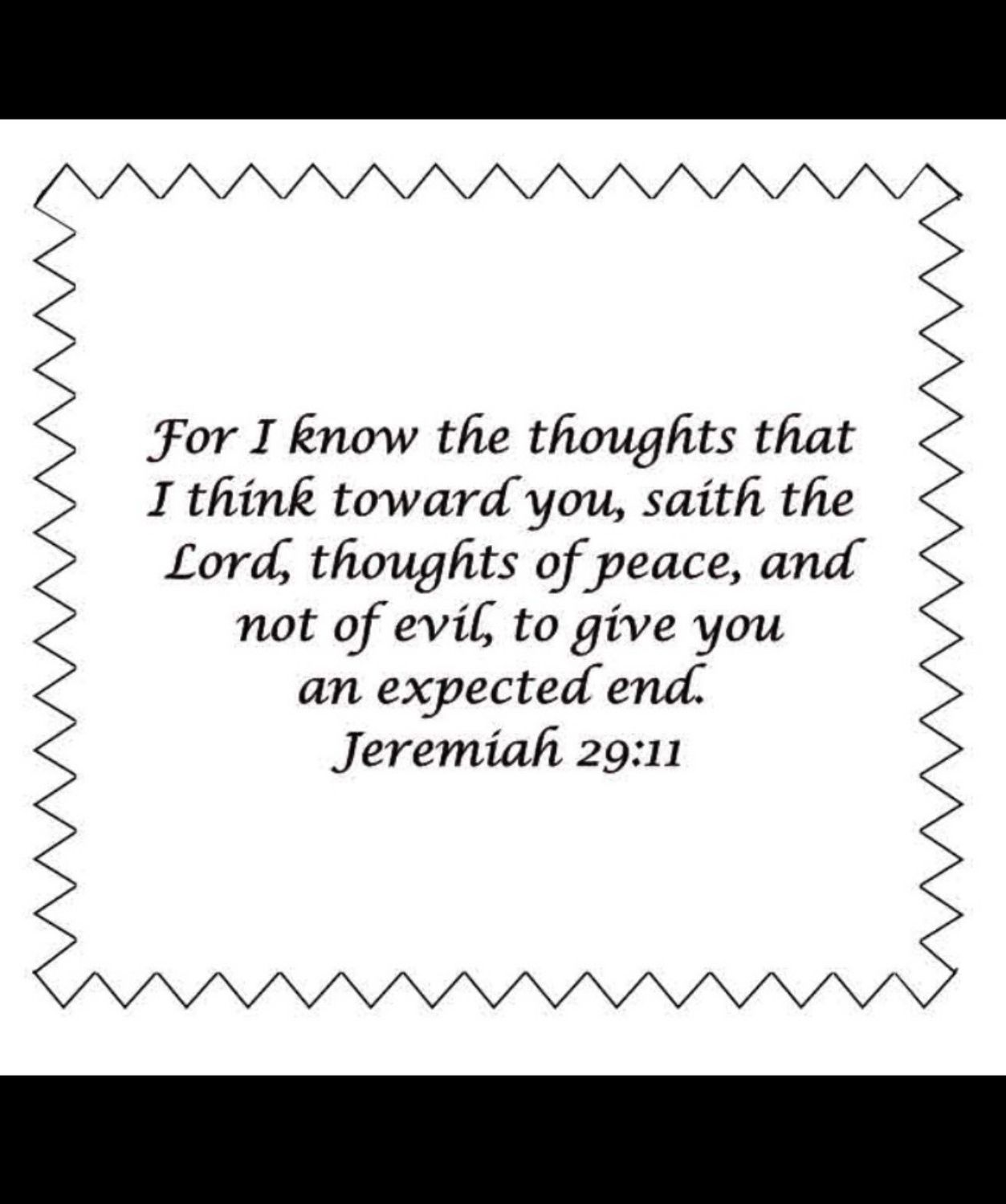 Jeremiah 29:11    100 cloths