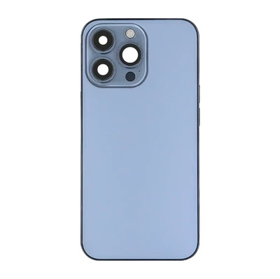 iPhone 13 Pro Backcover Gehäuse vormontiert ohne Akku und Kamera Sierrablau