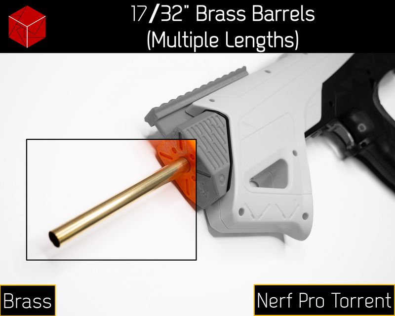 Brass Barrels (17/32in)