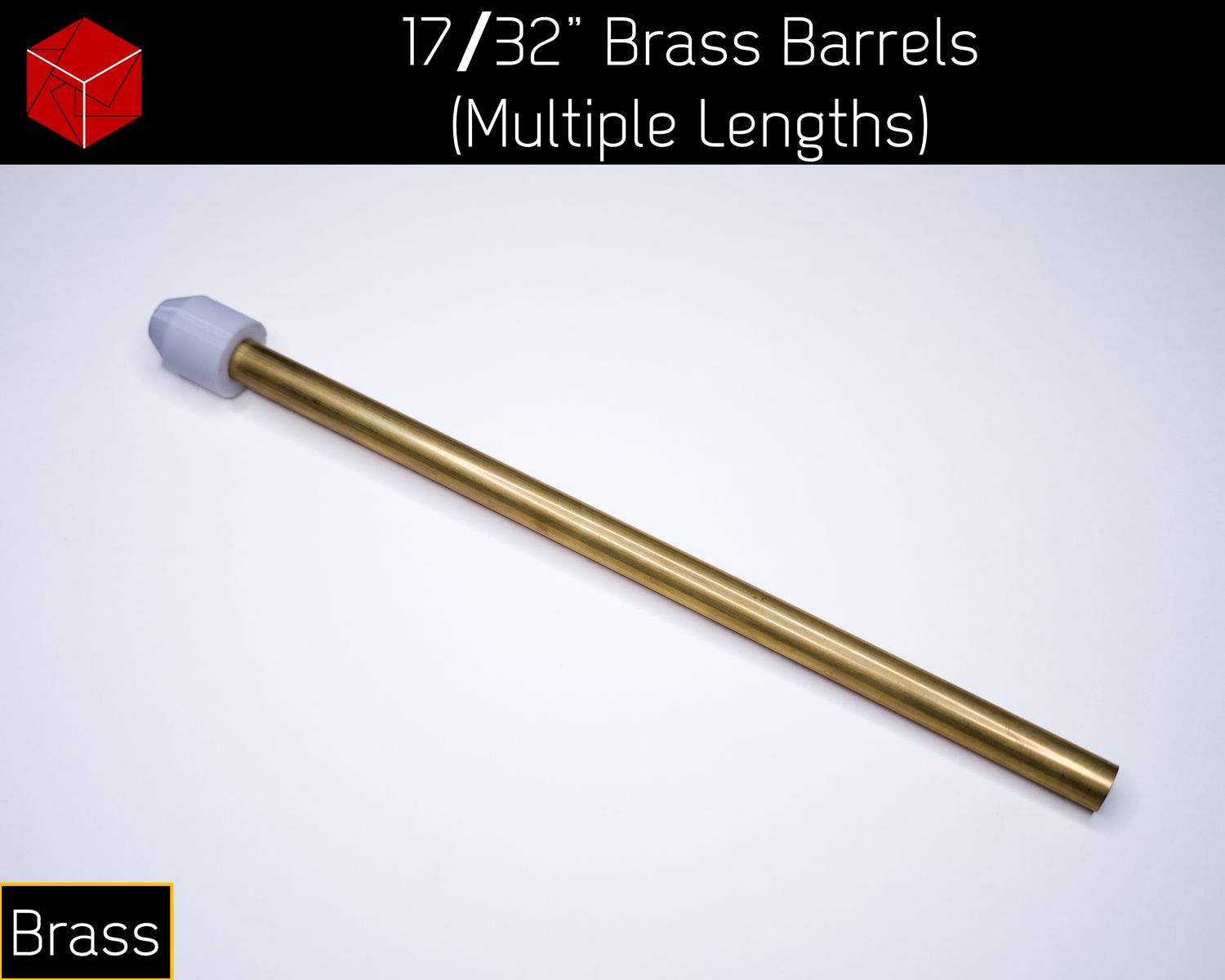 Brass Barrels (17/32in)