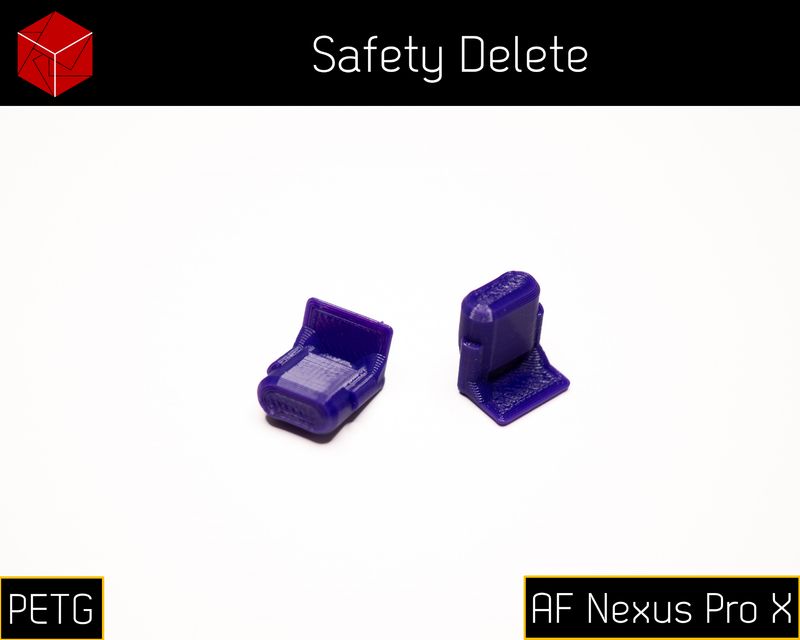 Safety Delete [PETG] for Adventure Force Nexus Pro X