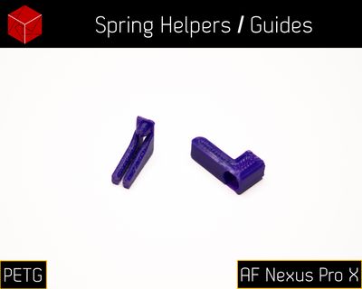 Spring Guide Helpers [PETG] for Adventure Force Nexus Pro X