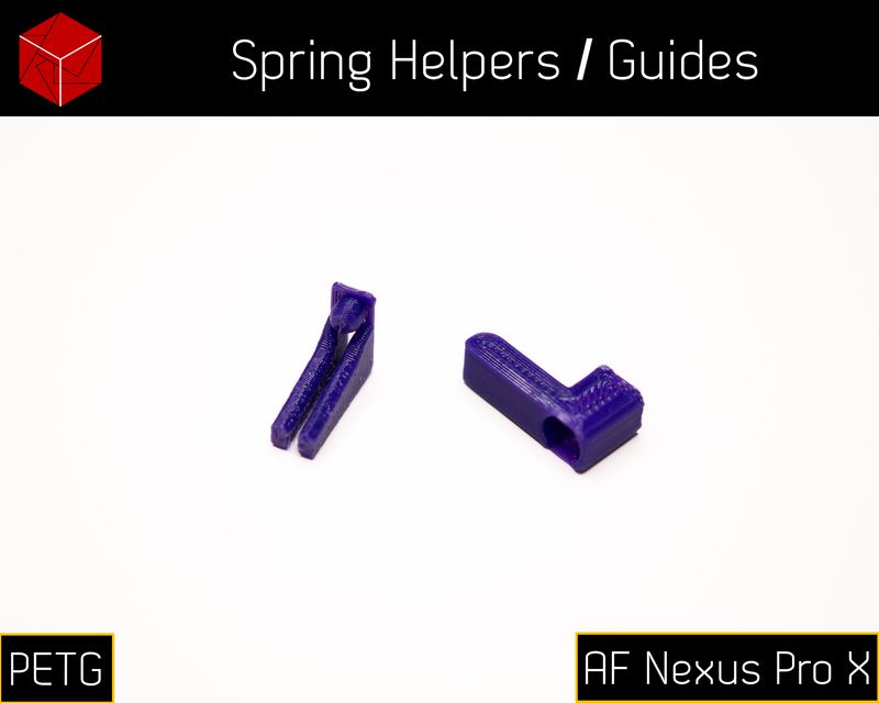 Spring Guide Helpers [PETG] for Adventure Force Nexus Pro X