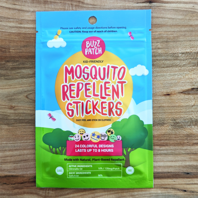 Single Pack of Buzz Patch Mosquito Repellent Stickers