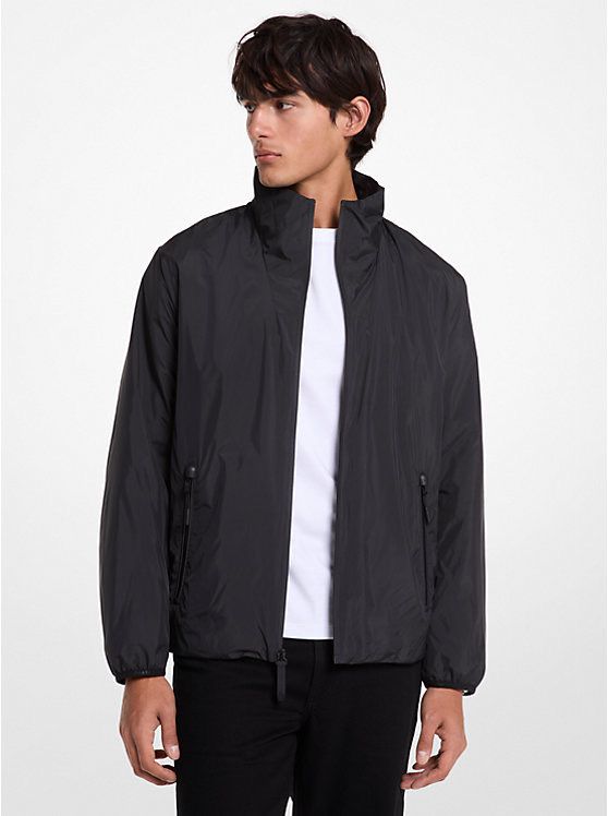 Chamarra rompevientos impermeable Michael Kors
