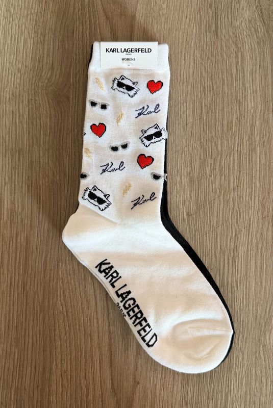 2 pares de Calceta Karl Lagerfeld