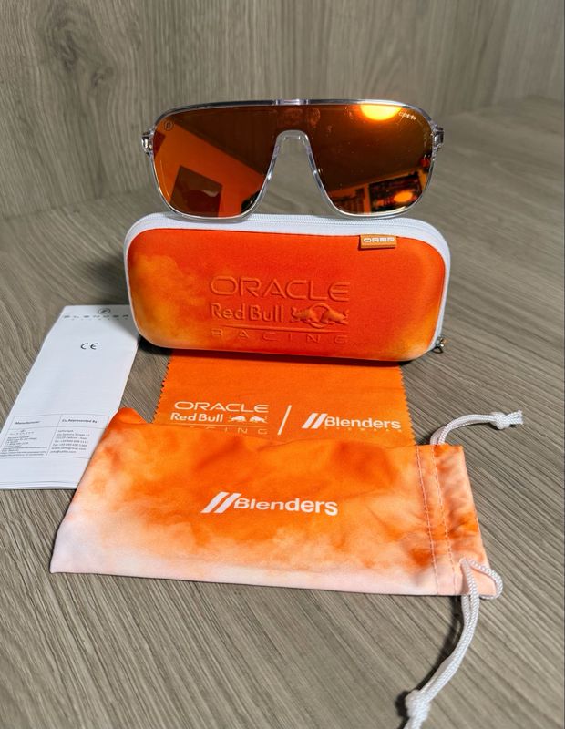 Gafas de sol Blenders Oracle Red Bull Racing, lentes espejadas Orange Circuit