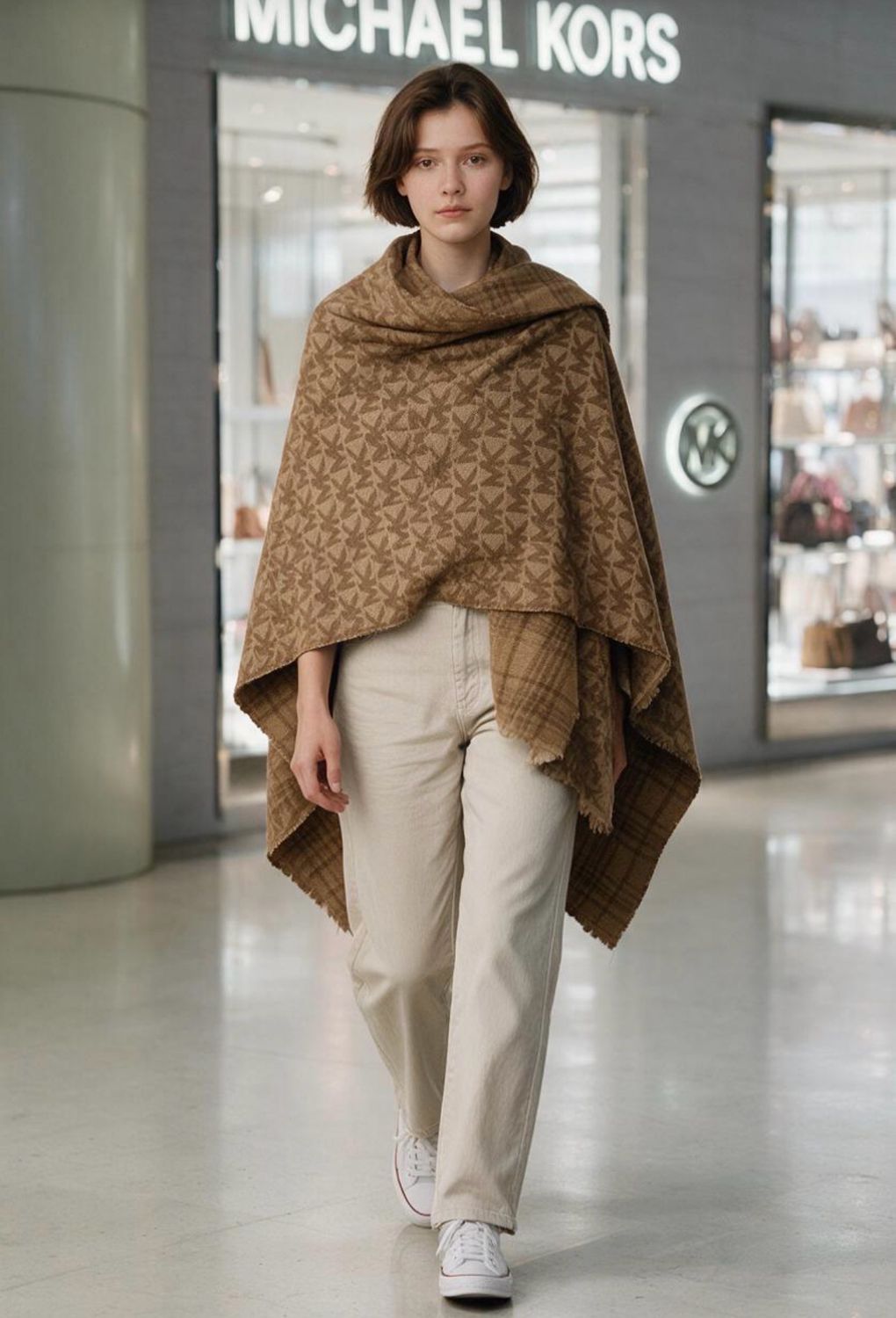 Poncho doble vista Michael Kors