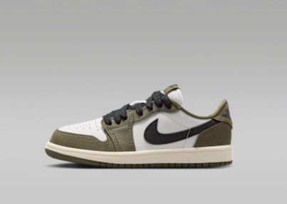 Air Jordan 1 Retro Low "Medium Olive and Summit White"